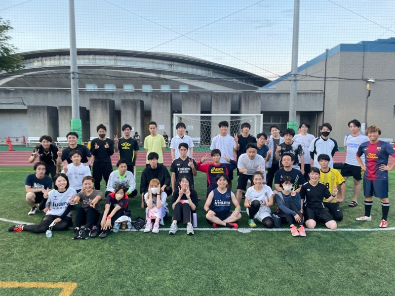 フットサルの集合写真