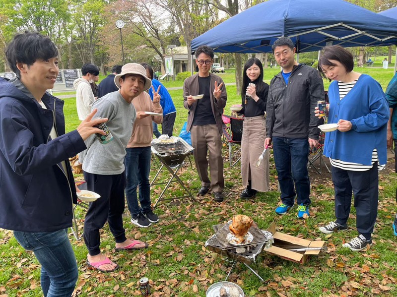 BBQの様子②