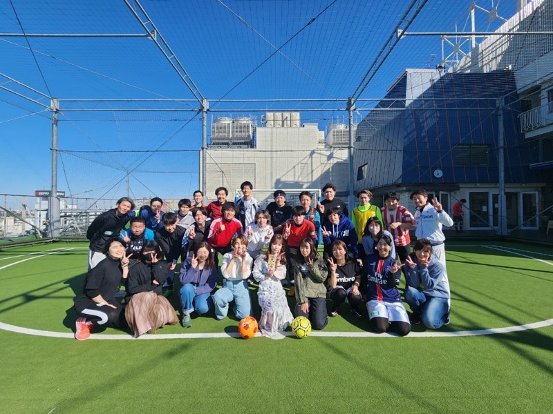 初心者の方も大歓迎で〜す🎵⚽️