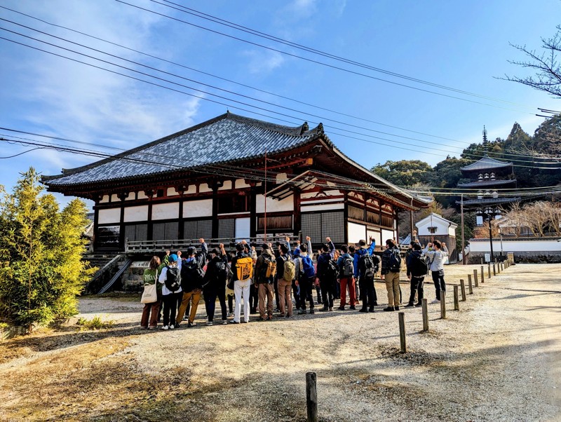 當麻寺で(^^)/