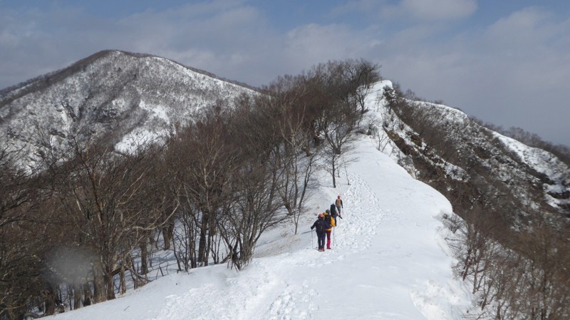 雪の雪の赤城山へ