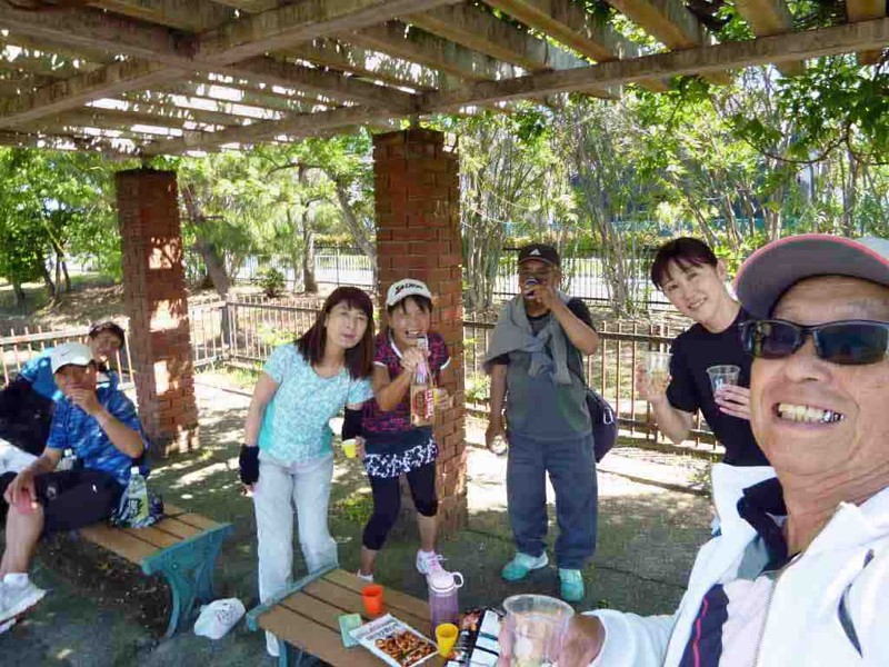 練習後の反省会