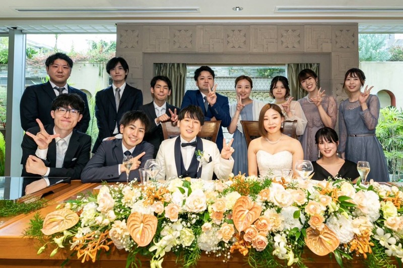 メンバーの結婚式に参加