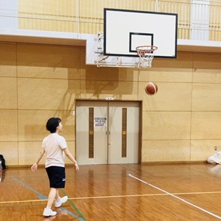 シュート練習も楽しい❗️