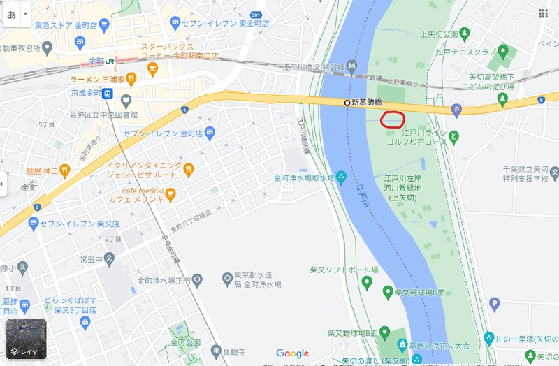 集合場所MAP（赤枠内）