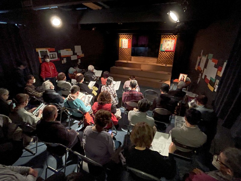 アトリエにて朗読公演