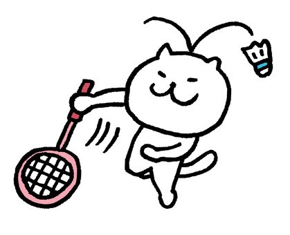 バトミントンゆるーく楽しく♪