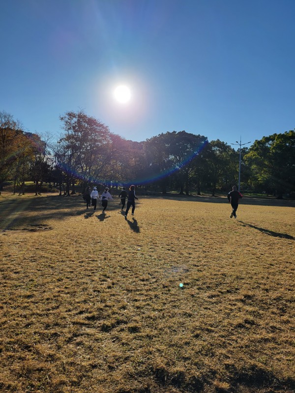 行田公園でダッシュ🏃