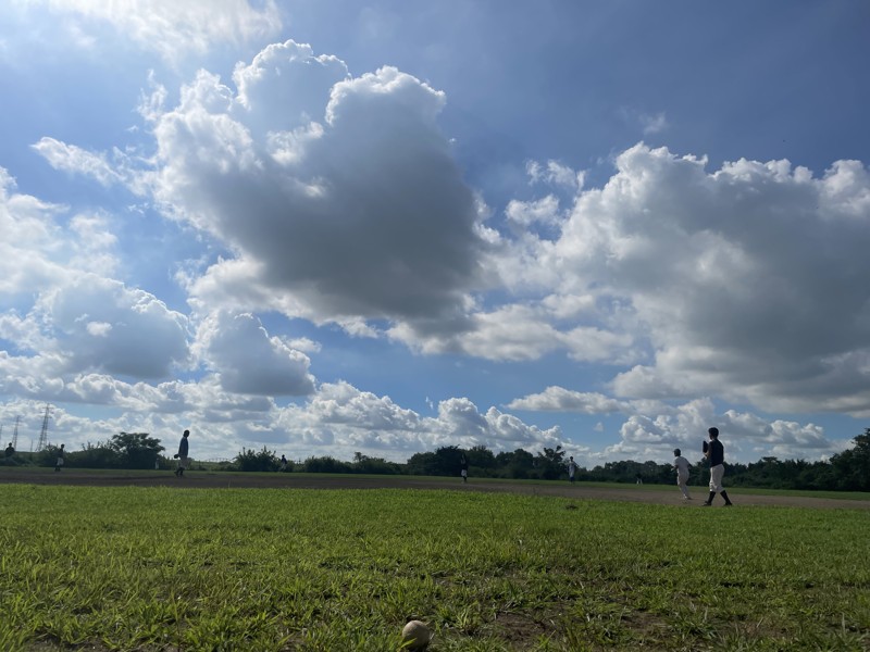 河川敷でよくやってます