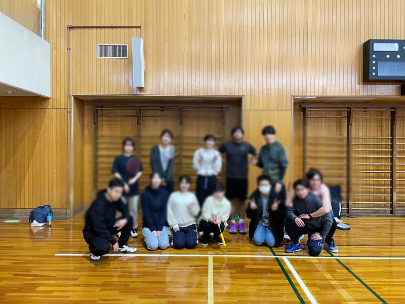 2024初バドミントン🏸