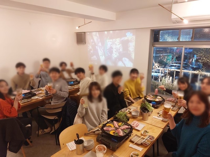 懇親会