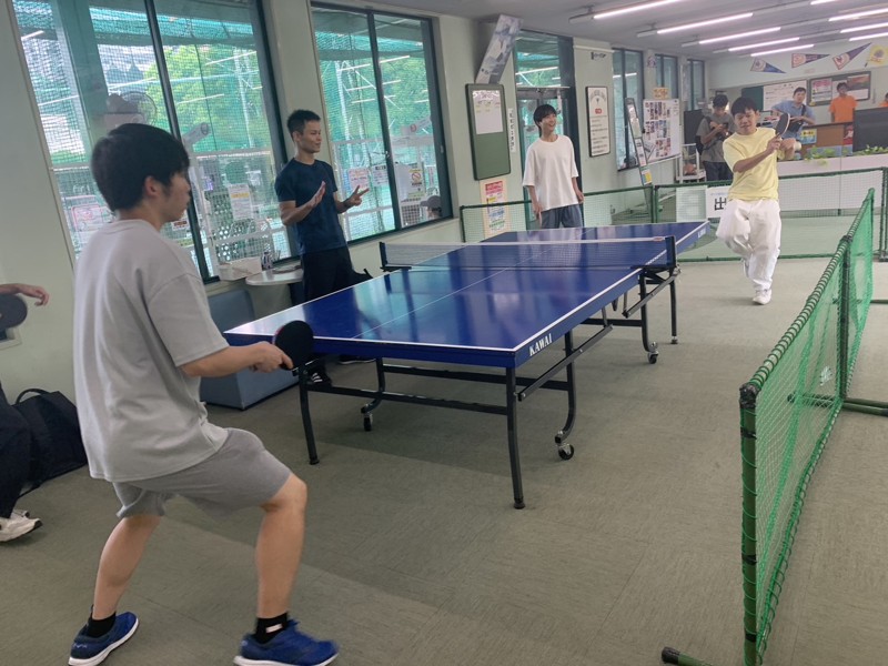 初心者向けの簡単なラリー中心！