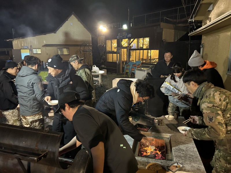 お泊りBBQからの翌日サバゲ