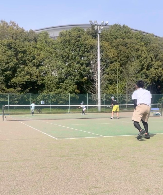 4/19大会前日練習🎾