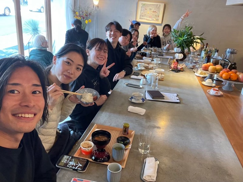 ランニング後の朝ごはん🍙