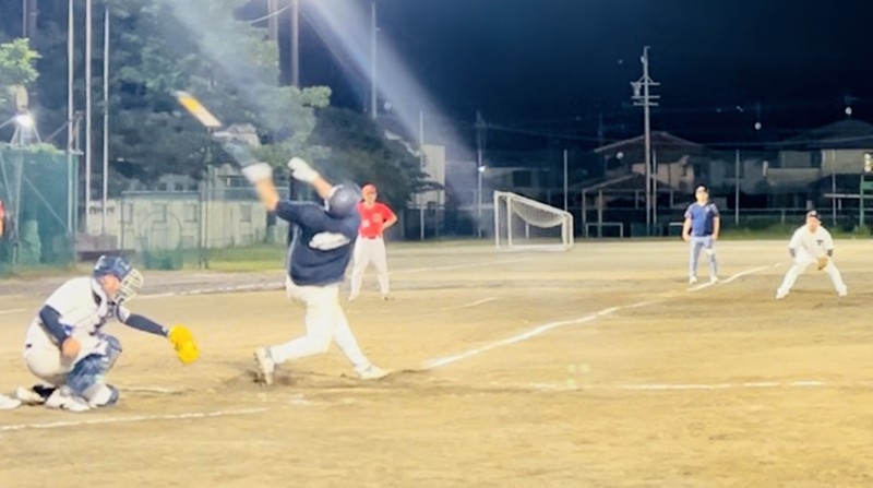 ゴリ中村の渾身の空振りww