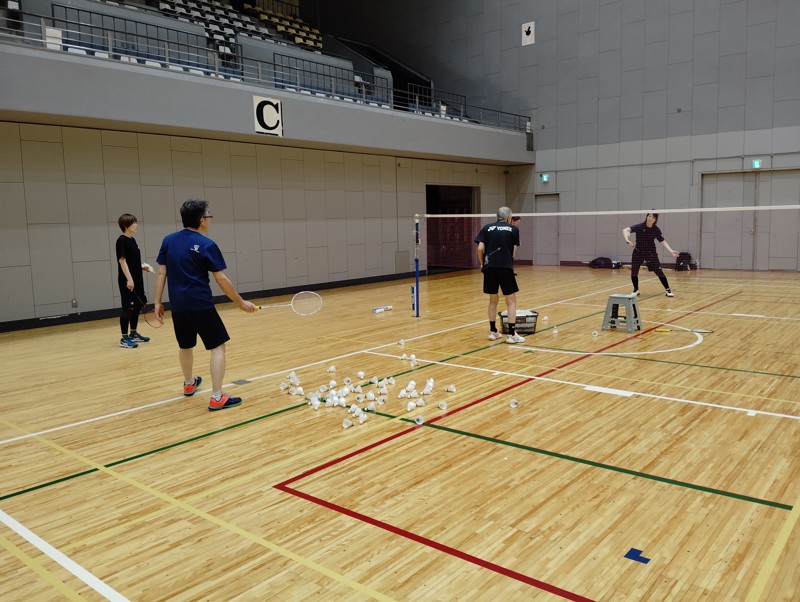 レシーブノック中