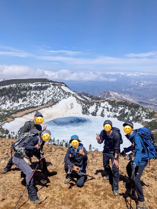 一切経山にて☺️