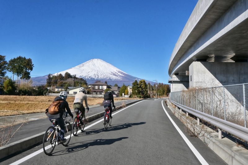 富士山近くを走ったり