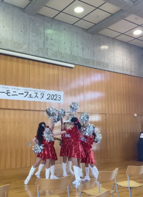 円陣で心を一つに♪