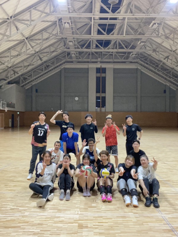 初バレー開催！楽しくできてほっ