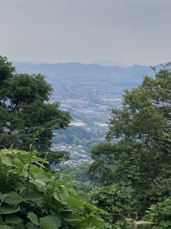 天拝山からの眺め
