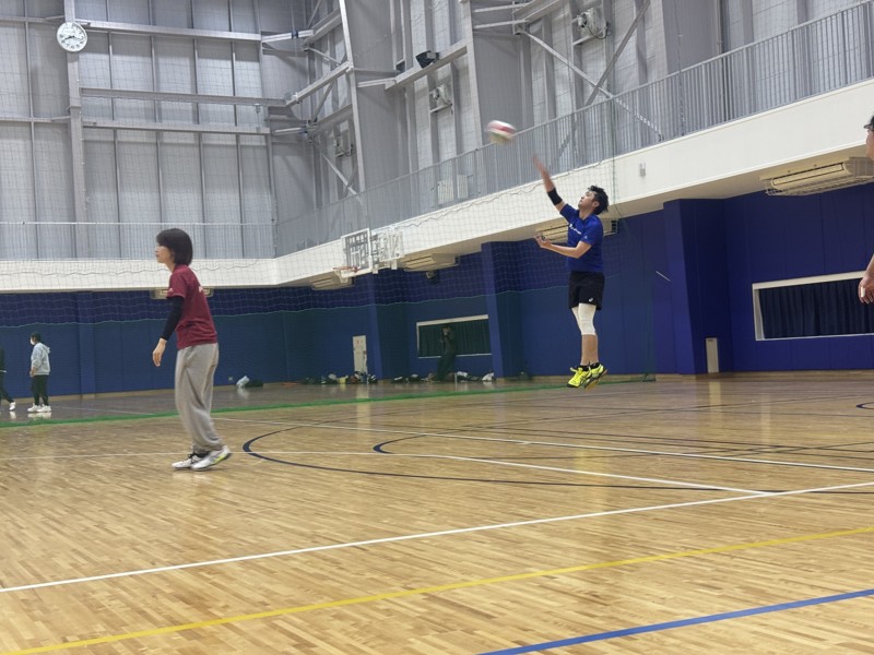 綺麗なフローターサーブ🏐