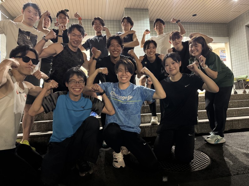 水曜練は早くも20人近くの参加