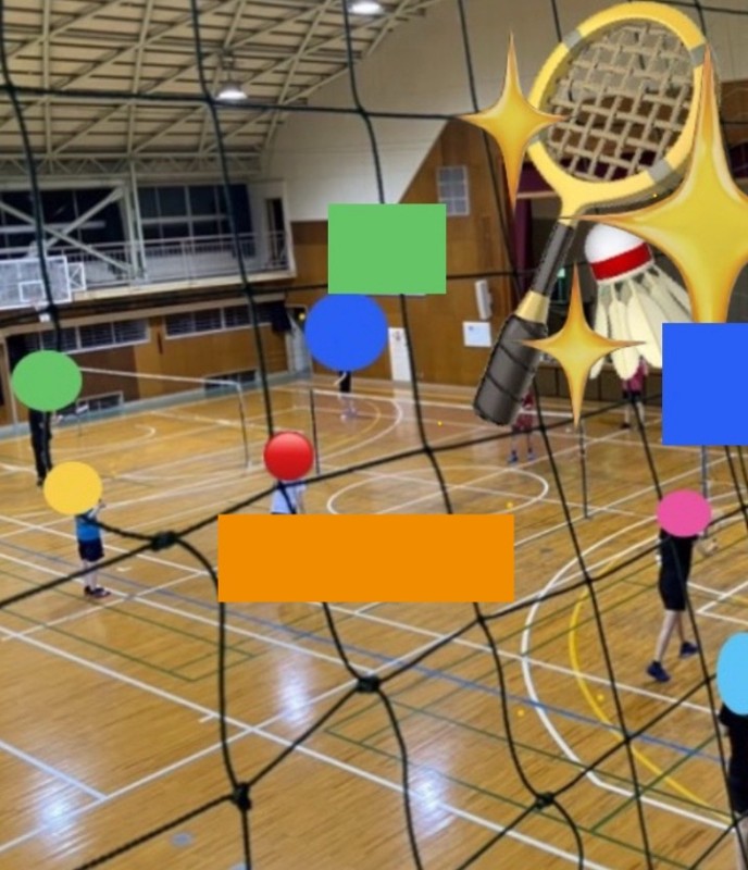 バドミントンの様子です🏸