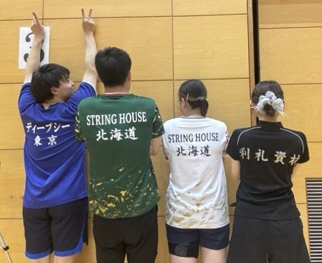 北海道の方々と合同チームで大会
