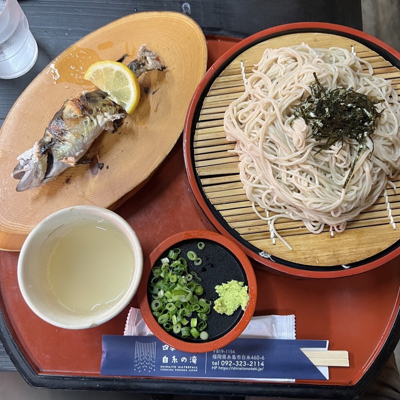 ヤマメ旨ッそば旨ッ🤤