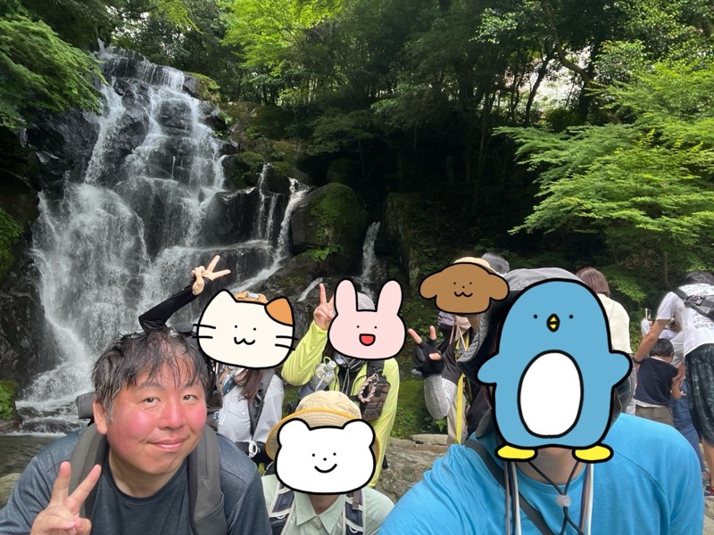 滝涼しーーい❗️