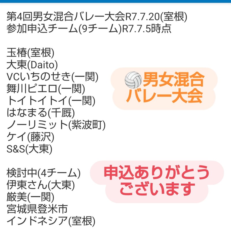 参加者一覧