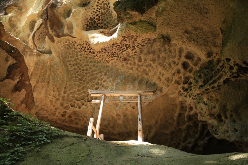 山寺天台の道