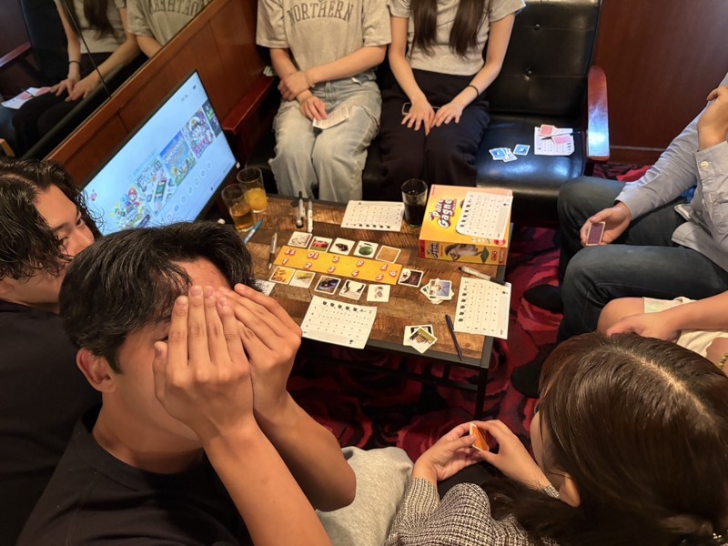ボードゲーム会の様子