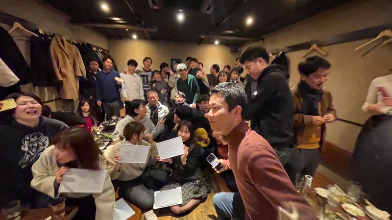 毎年恒例の忘年会