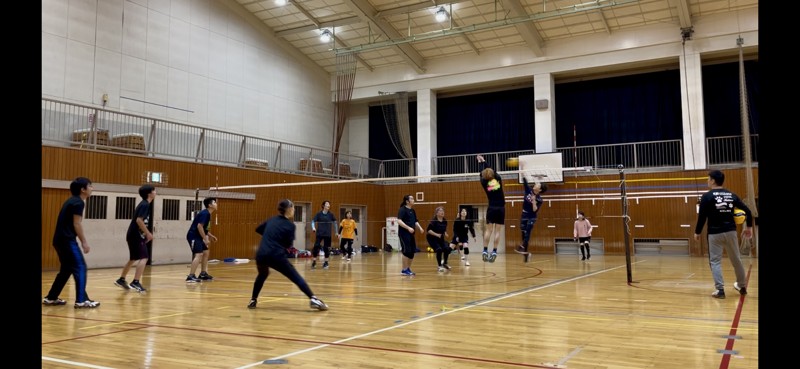 男子にも負けないエーススパイク