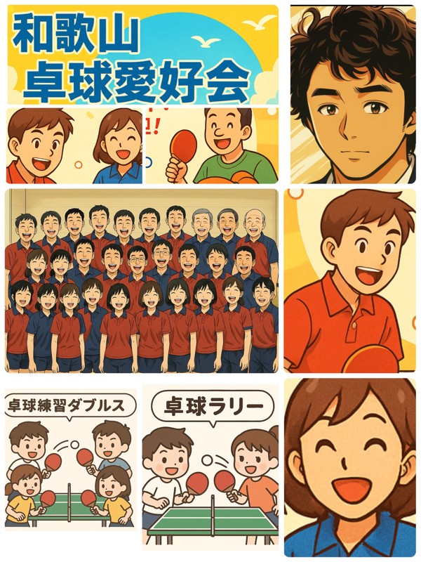 卓球経験者の新メンバー募集中。