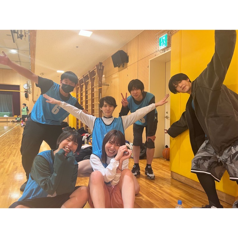 バスケを通じ打ち解けられる🫱