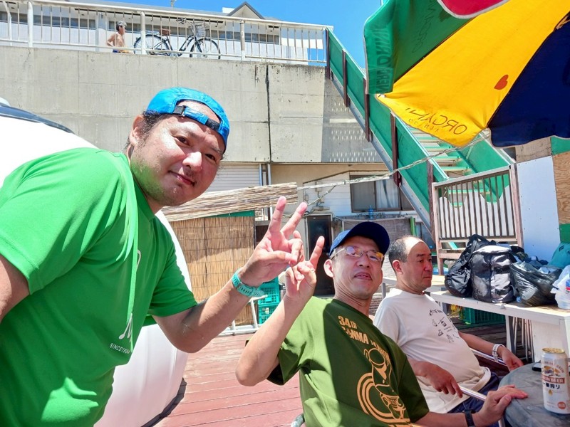 合同BBQ様子