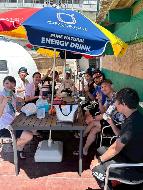 合同BBQ様子