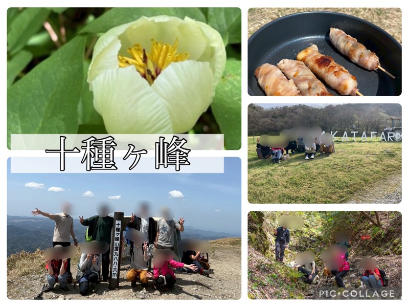 お花いっぱいの十種ヶ峰へ