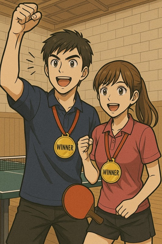 試合で、練習成果を出せました。