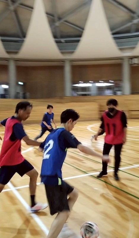 練習試合のひと幕