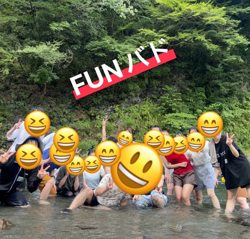 恒例の夏合宿！みんなずぶ濡れ☺