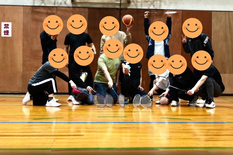 バスケ＆バトミントン会