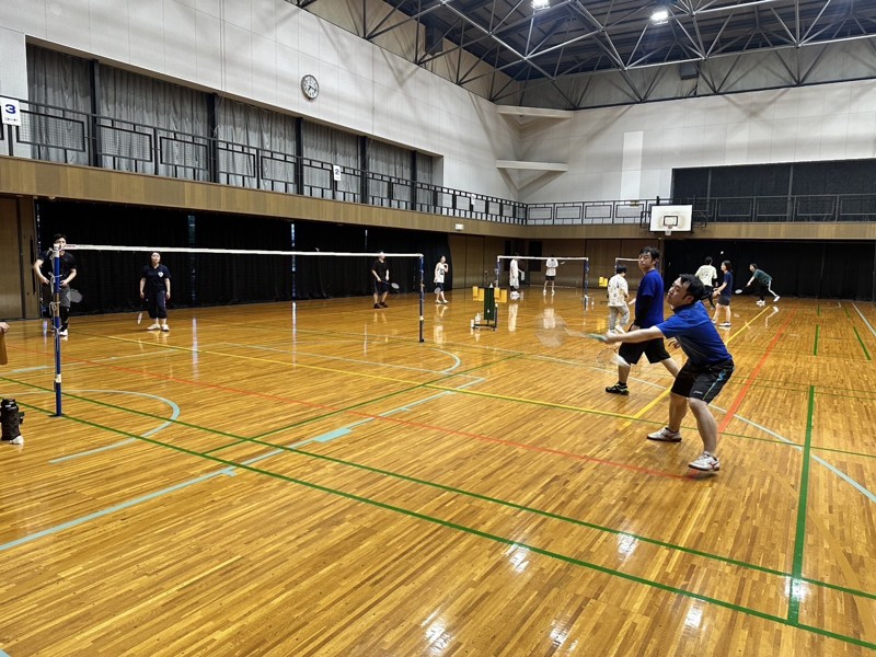実際の雰囲気です🏸