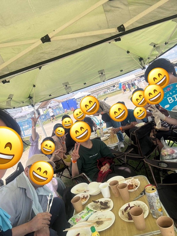 河川敷BBQ