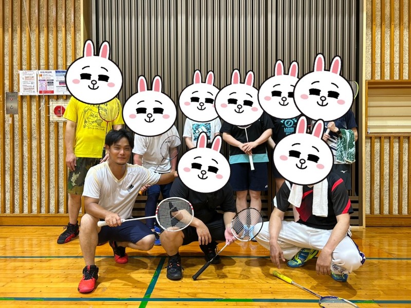 記念撮影🏸