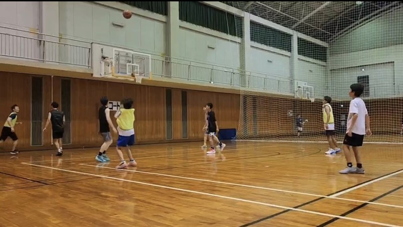 子供交えて練習😊